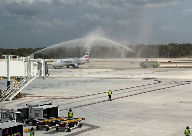 American Airlines se convierte en la primera aerolínea internacional en lanzar servicio en Tulum