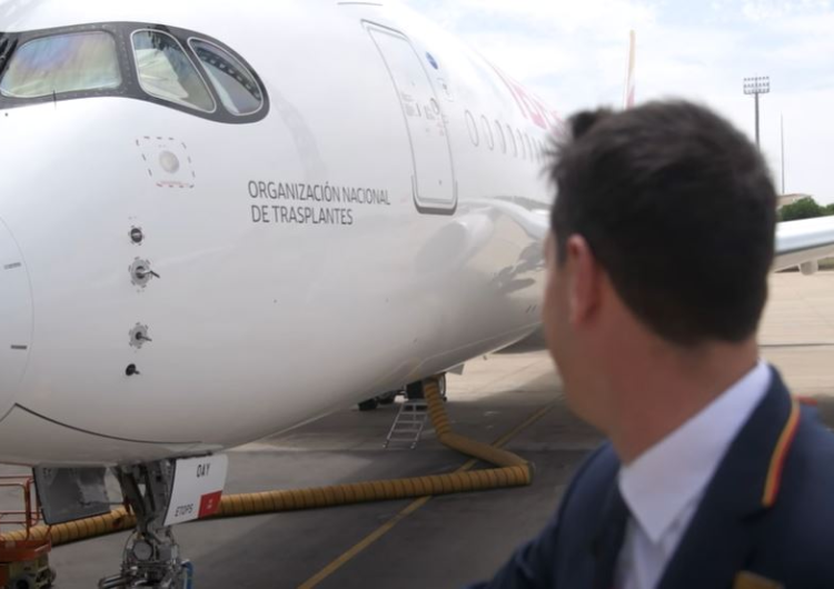 El nuevo Airbus A350 que Iberia ha incorporado a su flota